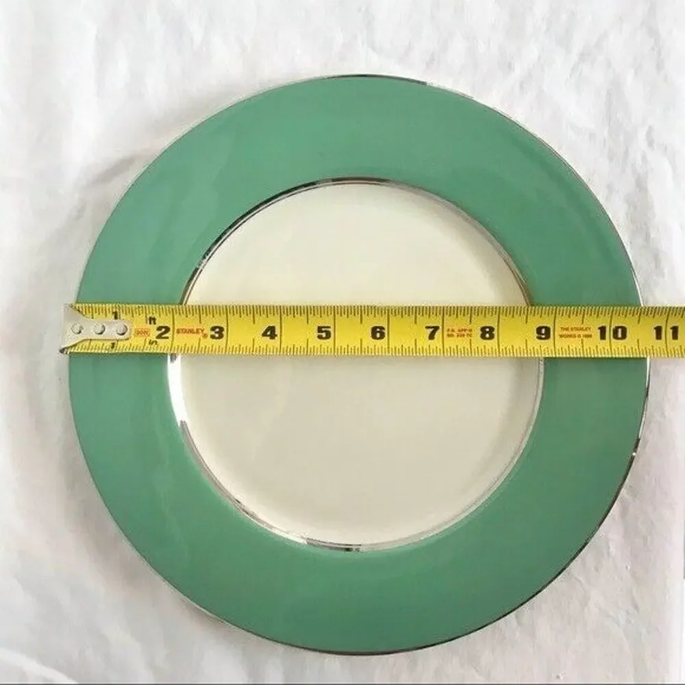 CLEARANCE Gateway China By Shenango Michele 2 Dinner Plates 10.75
